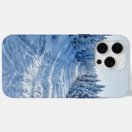 Winter Case-Mate iPhone Case (Achterkant (horizontaal))