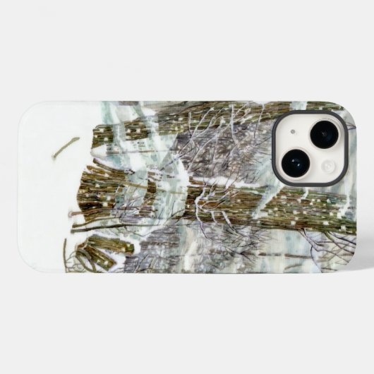 Winter Case-Mate iPhone Case (Achterkant (horizontaal))