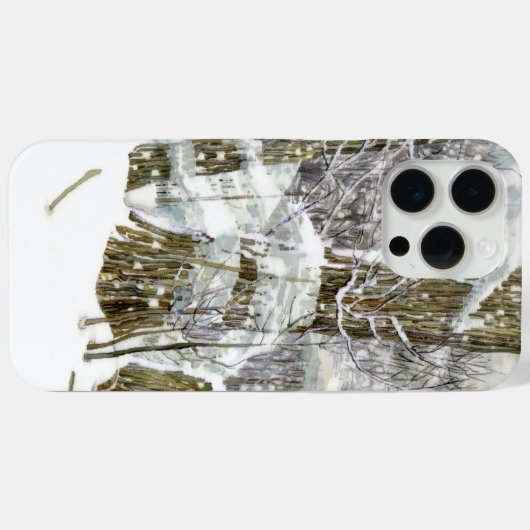 Winter Case-Mate iPhone Case (Achterkant (horizontaal))