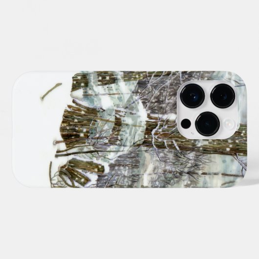 Winter Case-Mate iPhone Case (Achterkant (horizontaal))