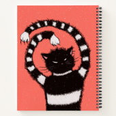 Winter Cat Lover Notitieboek (Achterkant)