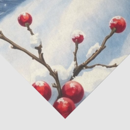 Winter Cat Tissue Paper Tissuepapier (Detail)