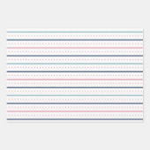 Winter Cats Fun Pastel Holiday Kerstmis Inpakpapier Vel (Voorkant 3)