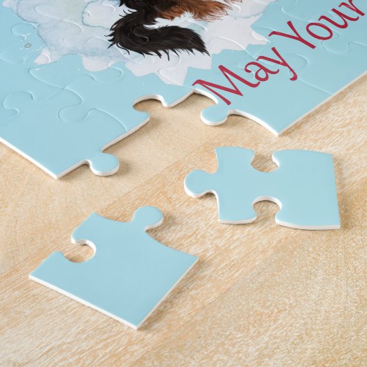 Winter Cavalier King Charles Puzzle Legpuzzel (Zijkant)
