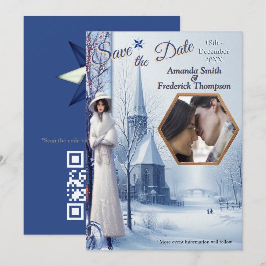 Winter Celebrations in Amsterdam Kaart (Voorkant / Achterkant)