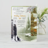 Winter Celebrations in Amsterdam Kaart (Staand voorkant)