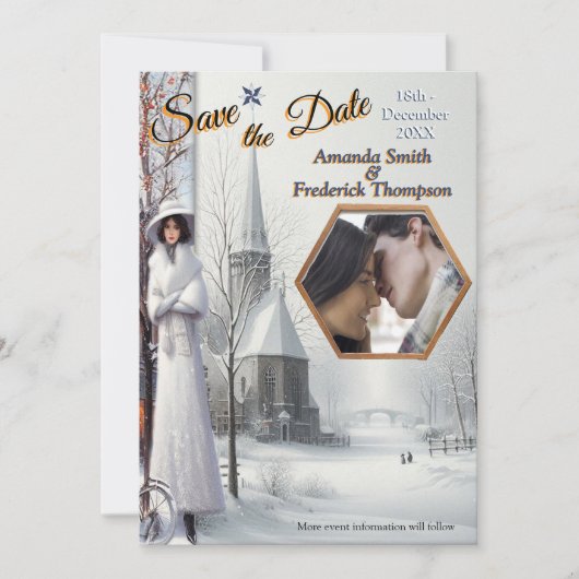 Winter Celebrations in Amsterdam Kaart (Voorkant)