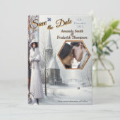 Winter Celebrations in Amsterdam Kaart (Staand voorkant)