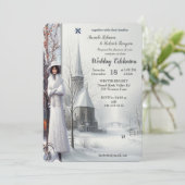 Winter Celebrations in Amsterdam Kaart (Staand voorkant)