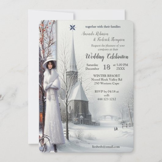 Winter Celebrations in Amsterdam Kaart (Voorkant)