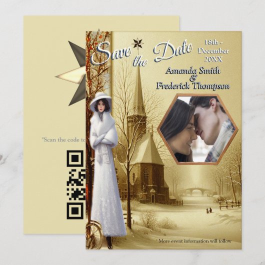 Winter Celebrations in Amsterdam Kaart (Voorkant / Achterkant)