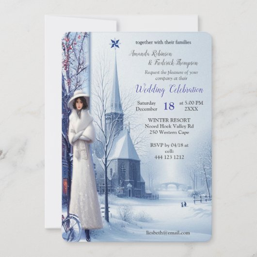 Winter Celebrations in Amsterdam Kaart (Voorkant)