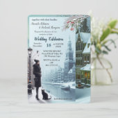 Winter Celebrations in Amsterdam Kaart (Staand voorkant)