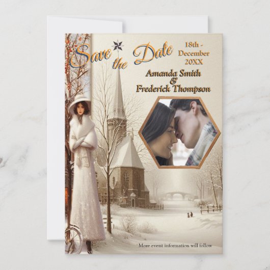 Winter Celebrations in Amsterdam Kaart (Voorkant)