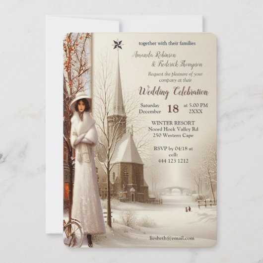 Winter Celebrations in Amsterdam Kaart (Voorkant)