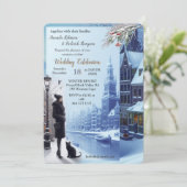 Winter Celebrations in Amsterdam Kaart (Staand voorkant)