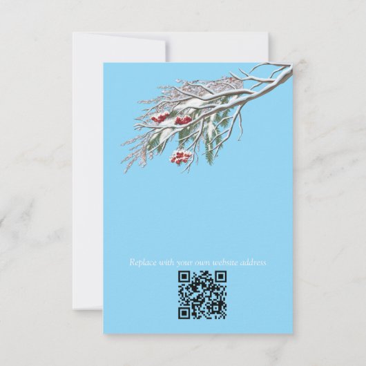 Winter Celebrations in Amsterdam RSVP Kaartje (Achterkant)