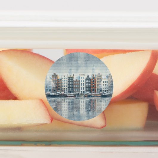 Winter Celebrations in the Snow, with Kittens Labels (Aangebracht)