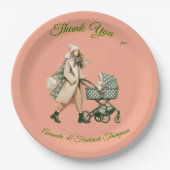 Winter Celebrations in the Snow, with Kittens Papieren Bordje (Voorkant)