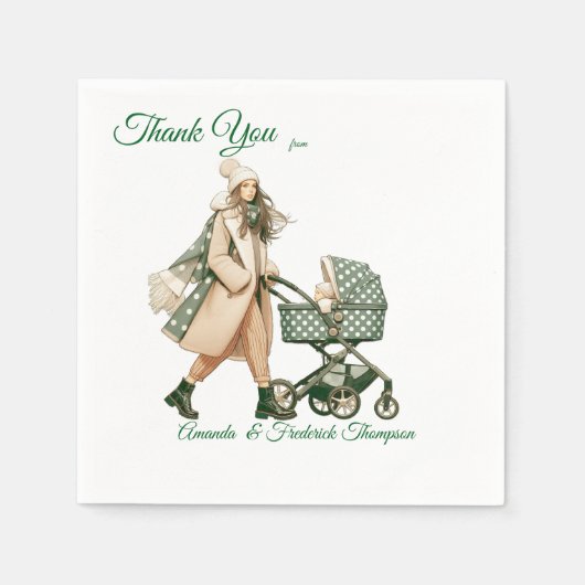 Winter Celebrations in the Snow, with Kittens Servet (Voorkant)