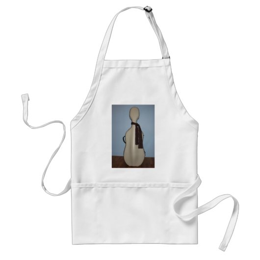 Winter Cello apron Standaard Schort (Voorkant)