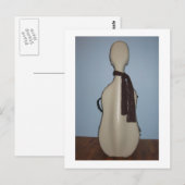 Winter Cello briefkaart (Voorkant / Achterkant)