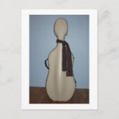 Winter Cello briefkaart (Voorkant)
