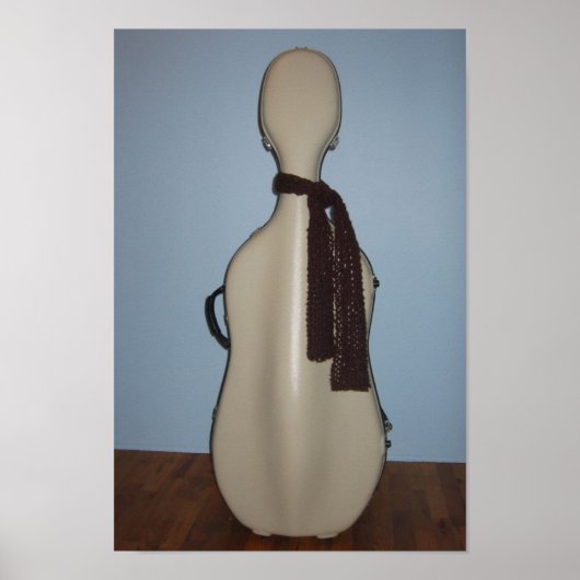 Winter Cello-druk Poster (Voorkant)