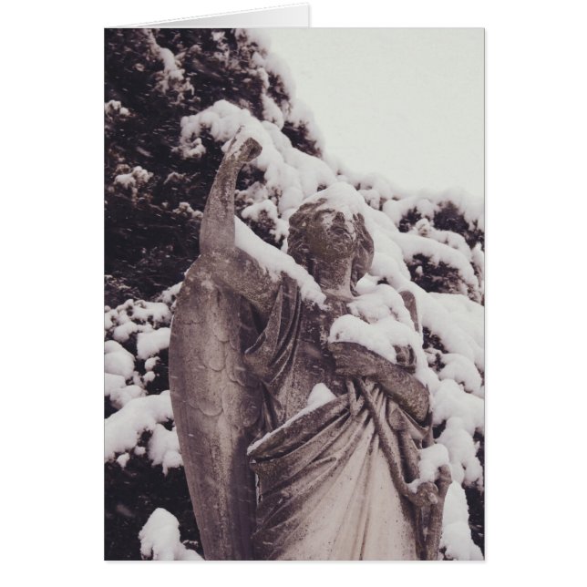 Winter Cemetery Angel (Voorkant)
