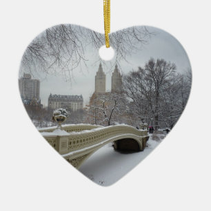 Winter - Central Park - New York City Keramisch Ornament