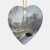 Winter - Central Park - New York City Keramisch Ornament (Links)