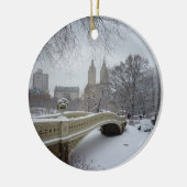 Winter - Central Park - New York City Keramisch Ornament (Links)