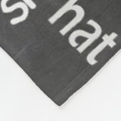 Winter Chalkboard Collage Fleece Deken (Hoek)