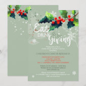 Winter Charity Dinner | stille veiling Kaart (Voorkant / Achterkant)