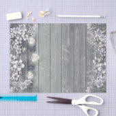 Winter Cherry Blossom Branches & Lantern Wedding Tissuepapier (Craft)