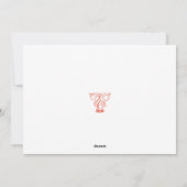 Winter Chicago Skyline Holiday-kaart Feestdagenkaart (Achterkant)