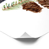 Winter Chickadee Foto Afdruk (Hoek)