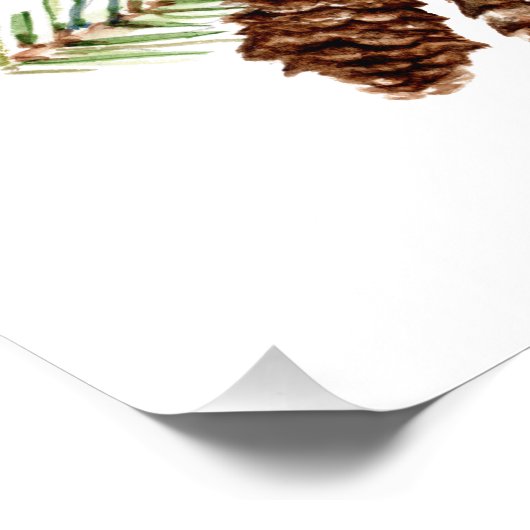 Winter Chickadee Foto Afdruk (Hoek)