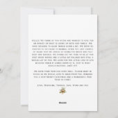 Winter Chickadee Merry Feestdagenkaart (Achterkant)