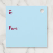 Winter Chickadee op Holly Woodcut Winter Feestdage Bedankjes Labels (Achterkant)