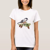 Winter Chickadee T-shirt (Voorkant)