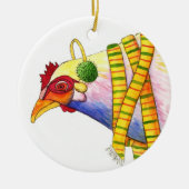 Winter Chicken Ornament (Voorkant)