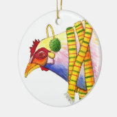 Winter Chicken Ornament (Links)