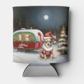 Winter Chihuahua Caravan Kerstavontuur Blikjeskoeler (Voorkant)