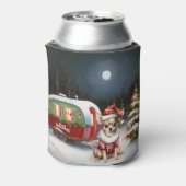 Winter Chihuahua Caravan Kerstavontuur Blikjeskoeler (Blikje Achterkant)