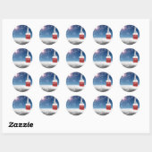 Winter Chimney-kerstseizoen Envelope Stickers (Vel)