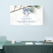 Winter Chinoiserie Boog Kerst Groot Banner (Beurs)