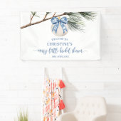Winter Chinoiserie Boog Kerstgrote Banner (Insitu)