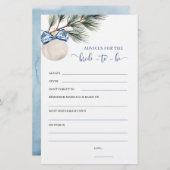 Winter Chinoiserie Bow adviseert bruid om wild te  (Voorkant / Achterkant)