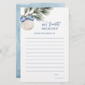 Winter Chinoiserie Bow mijn favoriete geheugenspel (Voorkant / Achterkant)